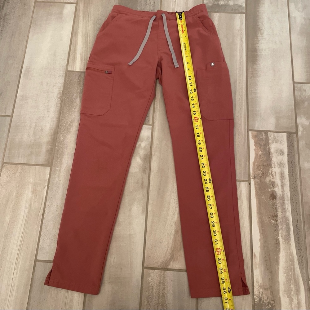 Figs Yola Scrub Pants Bottoms Mauve PO 2656 Women’s XS/XSmall - Picture 6 of 9